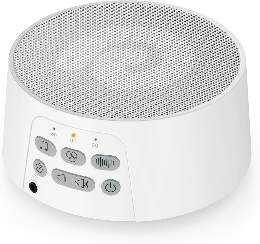 Dreamegg White Noise Sound Machine for Adults Sleeping, D3 Pro Sound Machine for Baby Adults, 29 HiFi Sound, Battery/Adapter, Portable Soun…