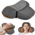 Walfite 3-in-1 Neck Massager Pillow with Heating & Cervical Traction, Ergonomic Cervical Pillow for Neck Back Shoulder, Rechargeable Neck…