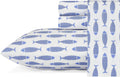 Nautica Twin Size Sheet Set, Crisp Cotton Percale Bedding with Matching Pillowcase, Fully Elastic Fitted Sheet, Deep Pocket, Nautical Room…