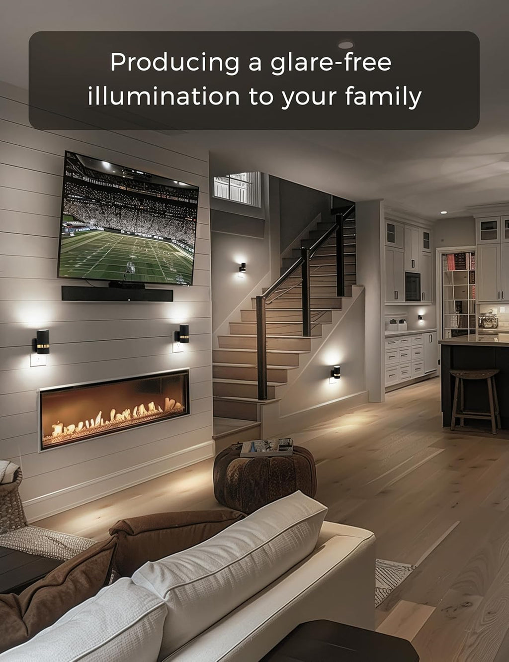 L LOHAS LED Night Lights Plug into Wall, Dusk to Dawn, Daylight White 5000K, Dimmable Night Light, 0-100LM, Modern Night Light for…