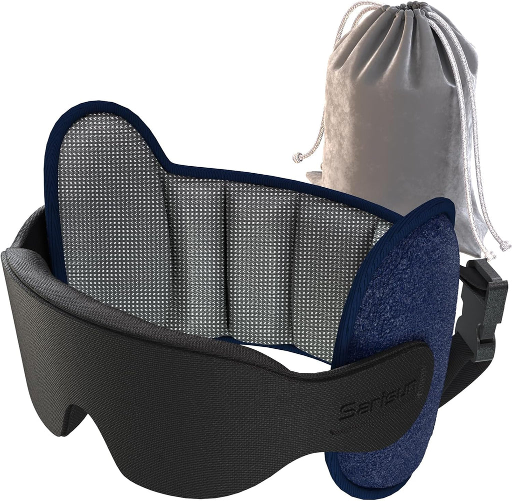 SARISUN Travel Pillow, Upgrade Airplane Pillow for Long Flight, 360° Support Headrest, Travel Neck Pillow Eye Masks for Sleep, Compact…