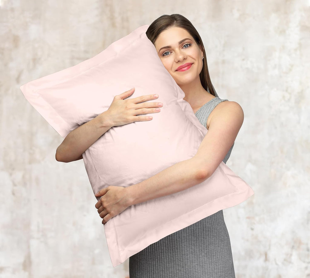 Royalelinens Royale Linens Pillow Shams 2 Pack Queen Size 20x30 Inch - Brushed 1800 Microfiber - Bed Pillow Shams, Wrinkle Resistant Super…