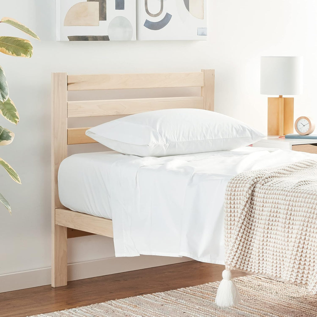 Nautica – Twin XL Size Sheet Set, Crisp Cotton Percale Bedding with Matching Pillowcase, Lightweight & Breathable Bed Sheets, Deep Pocket,…