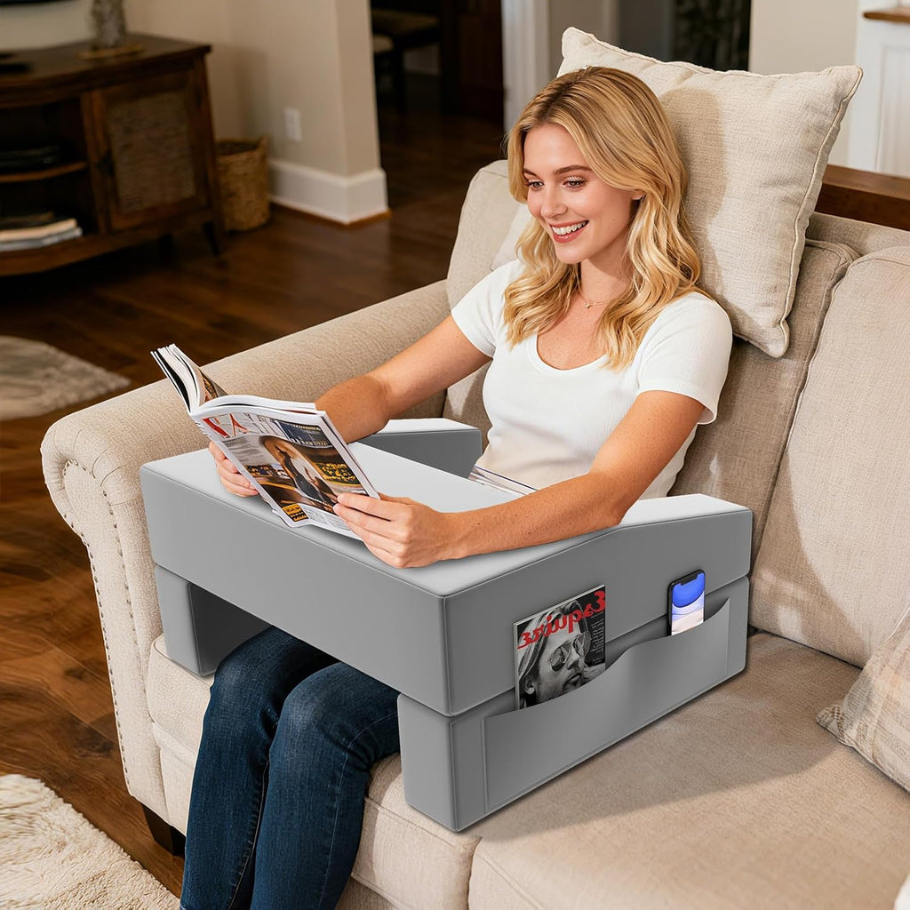 Machine Washable Lap Desk Pillow with Removable Cover Adjustable Angle Gaming & Reading Pillow for Teens Adults Multipurpose Laptop Bed…
