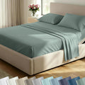 CaliforniaDesignDen California Design Den Soft 100% Cotton Bed Sheets Split King Set, 400 TC Good Housekeeping Award Winner, Silky Sateen W…