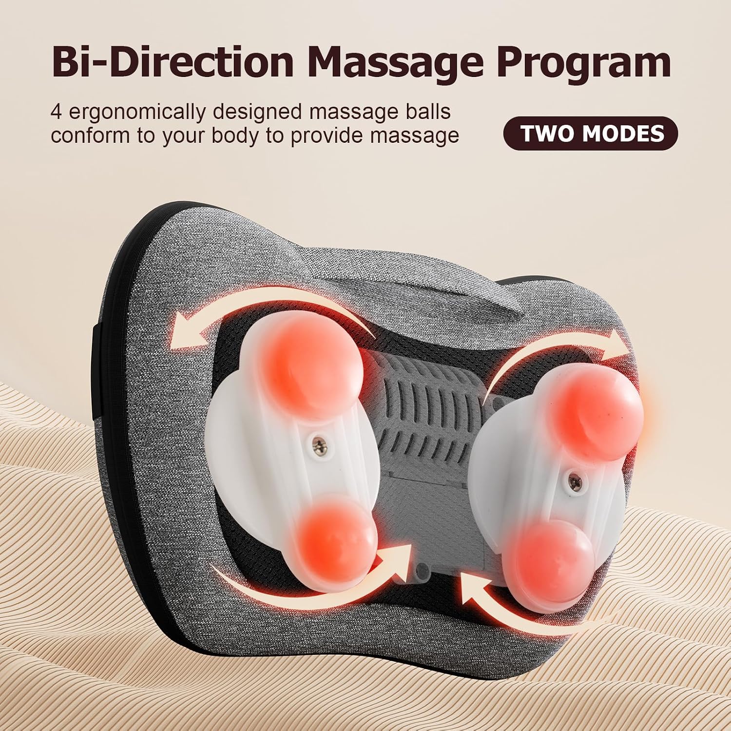 Viktorjurgen VIKTOR JURGEN Shiatsu Back Massager with Heat – Deep Tissue Massage for Neck, Shoulder, Leg, Upper & Lower Back, Electric Kne…