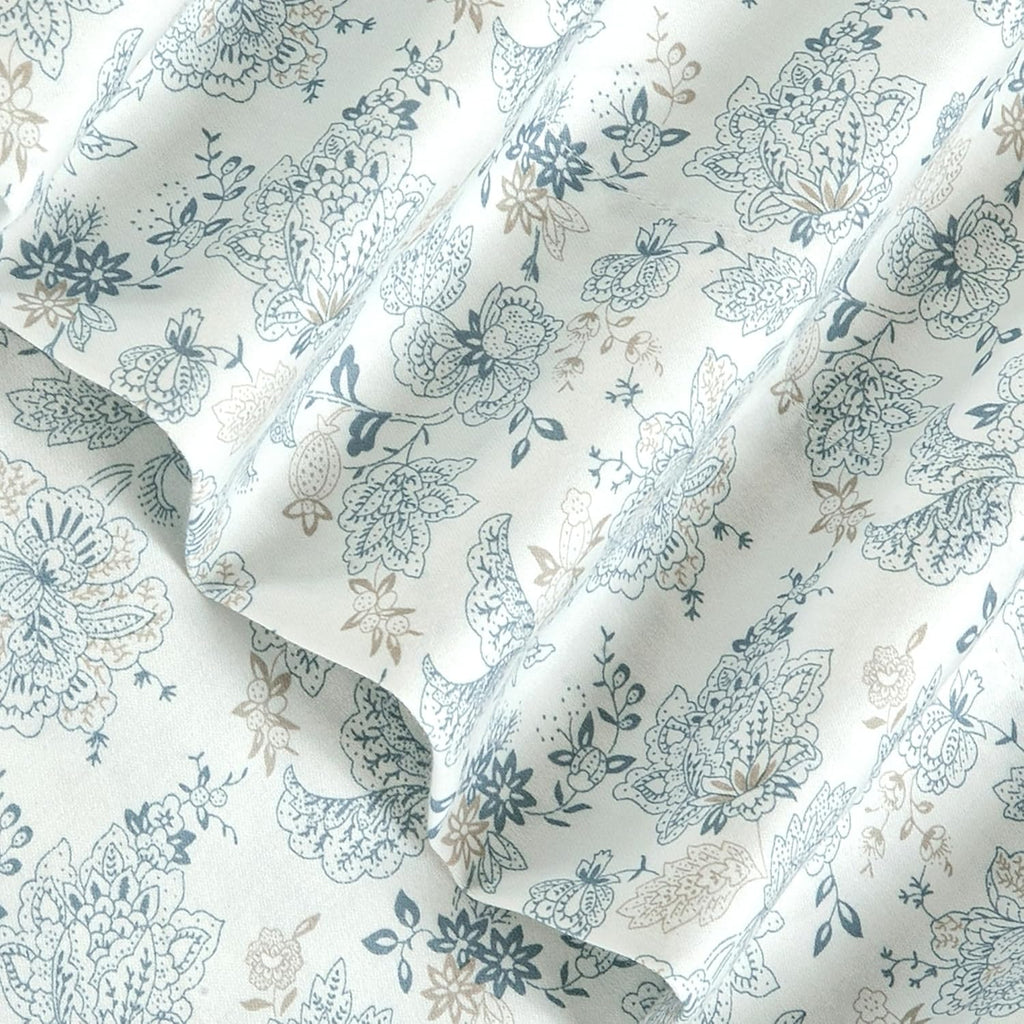 Royalelinens ROYALE LINENS 300 Thread Count 100% Long Staple Combed Cotton Sheet Set - 4 Piece Full Bed Sheets - 1 Fitted, 1 Flat, 2 Pillow…