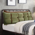 Johnear Headboard Backrest Set of 2 Pack Pillows for Daybed Couch Support Reading Pillows for Sitting in Bed Adult, Soft Chenille Green…