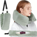 Stuffable Travel Pillow, Stuffable Neck Pillow for Travel, Neck Pillow Stuffed with Clothes Storage - No Extra Baggage Fees, Fits 5+ Days…