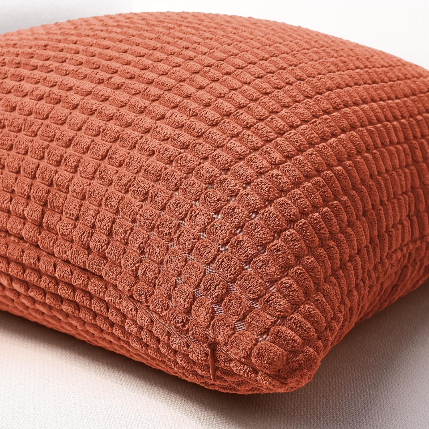 Softalker Fall Decorative Throw Pillow Covers 16 x 16 Inch, Set of 2, Thanksgiving Autumn Harvest Super Soft Corduroy Boho Striped…