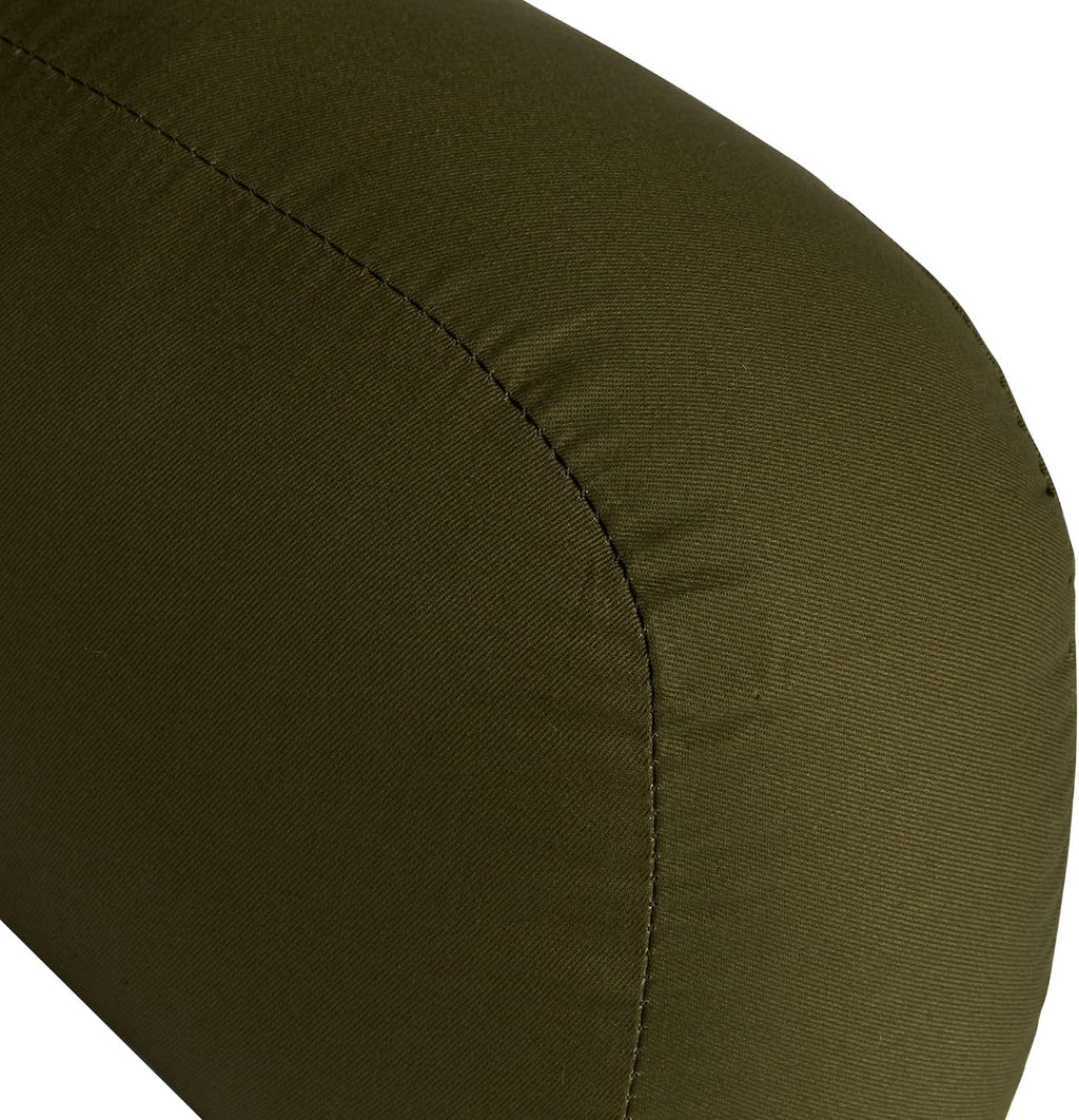 Greendale Home Fashions Cotton Duck Bed Rest Reading Pillow with Arms, Fern