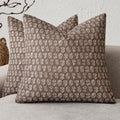 Foindtower Set of 2 Decorative Vintage Floral Print Throw Pillow Covers Neutral Modern Farmhouse Cushion Covers Boho Home Decor for Sofa…