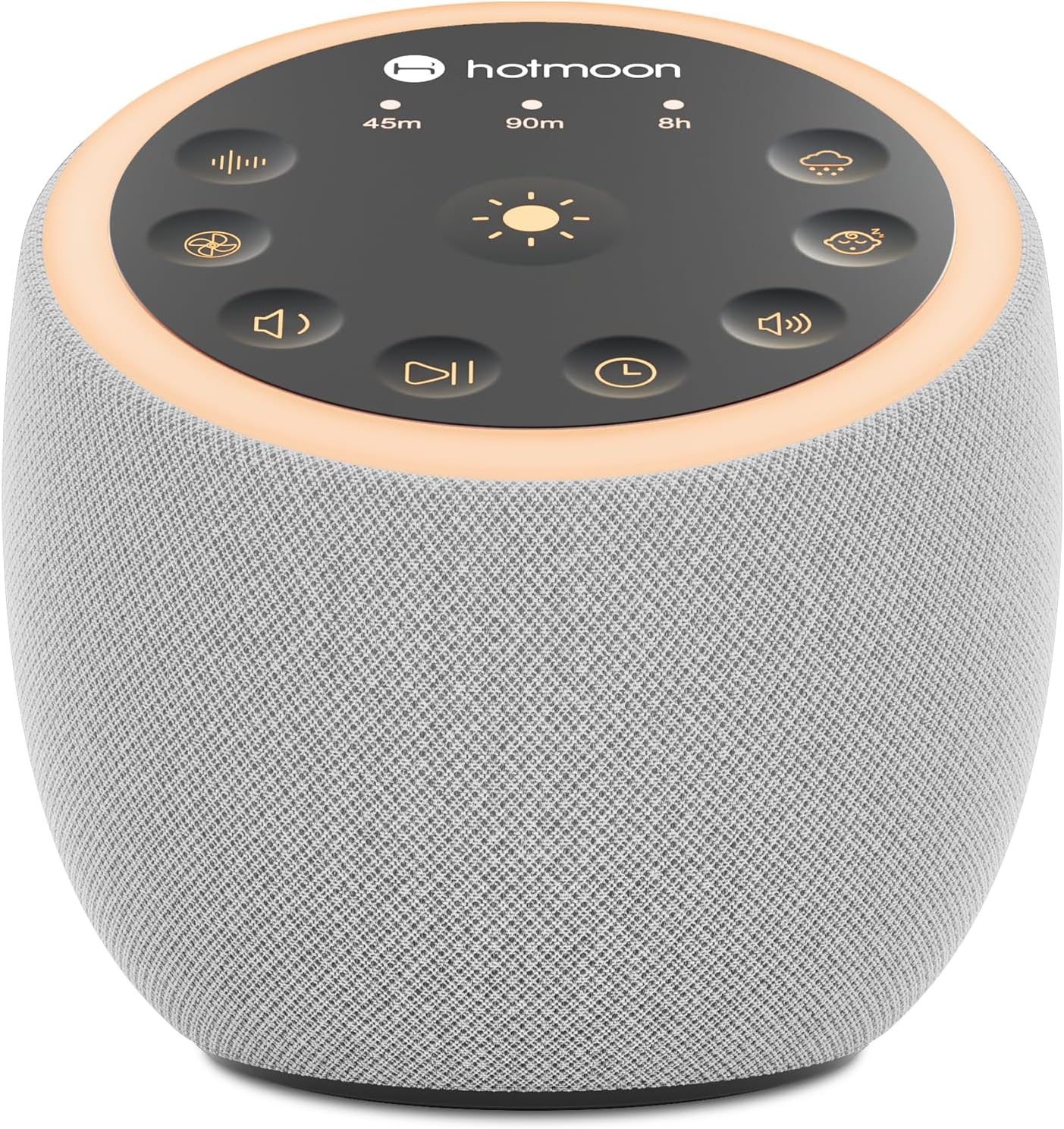 Hotmoon Sound Machine for Sleep, Cocoon 2 White Noise Sound Machine with 40 Relaxing Sounds, Dual-Speaker & Timer, 8 Night Light, Pink…