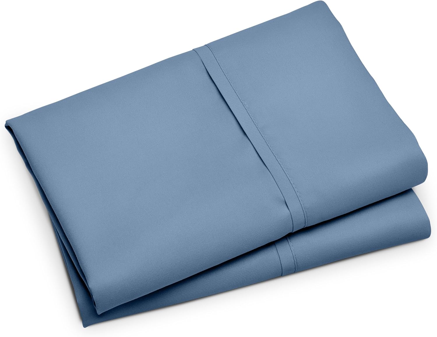 BareHome Bare Home Microfiber Pillow Cases - Standard/Queen Size Set of 2 - Cooling Pillowcases - Double Brushed - Coronet Blue Pillowcases…