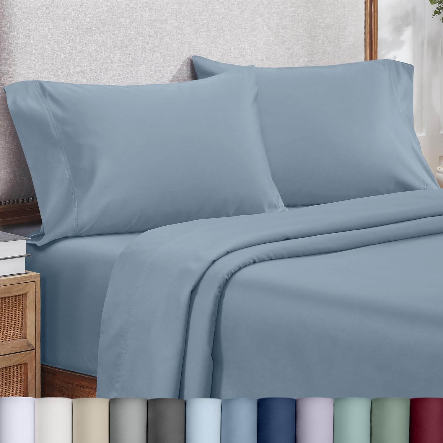 CaliforniaDesignDen Heirloom Soft, Smooth & Thick Certified 800 Thread Count 100% Cotton Sateen, 2 Pillow Cases Standard Size Fits Standard…