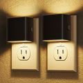DORESshop LED Night Lights Plug into Wall [2 Pack], Plug in Nightlight, 3 Level Brightness Adjustable Night Light, Dusk to Dawn Sensor…