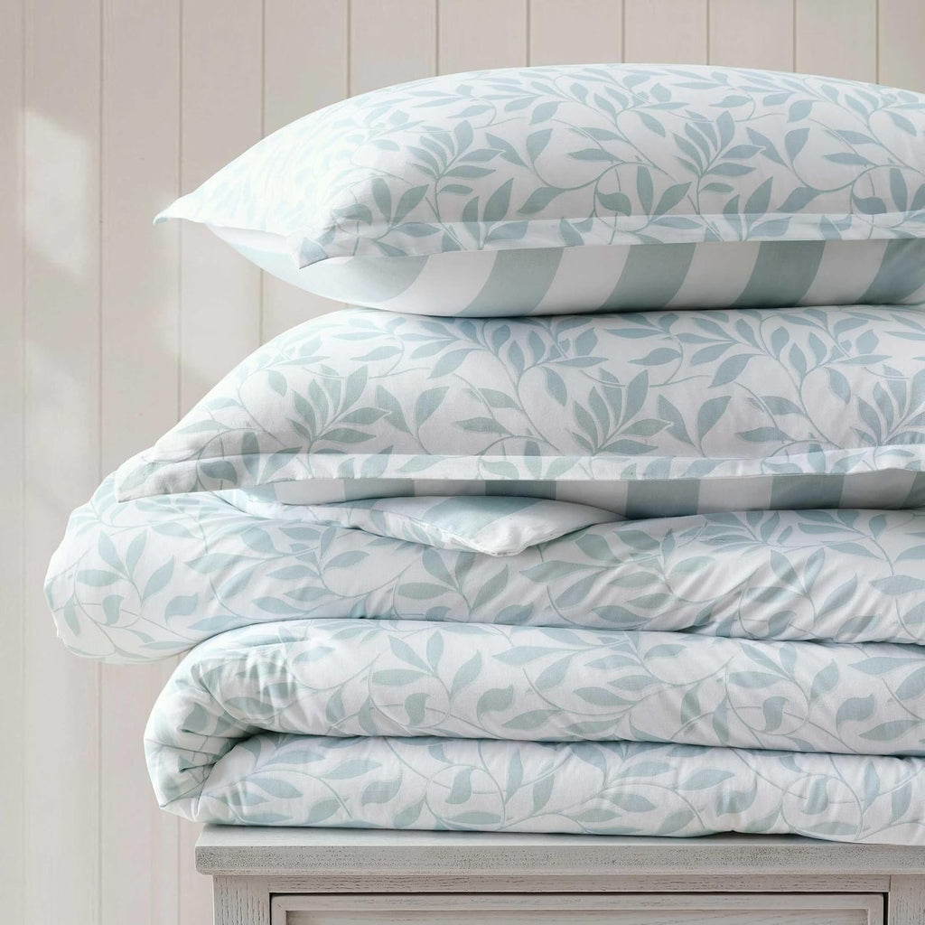 MarthaStewart Martha Stewart - Twin Duvet Cover Set, 100% Naturally Soft & Breathable Cotton Bedding, Lightweight for Year Round Comfort, 2…