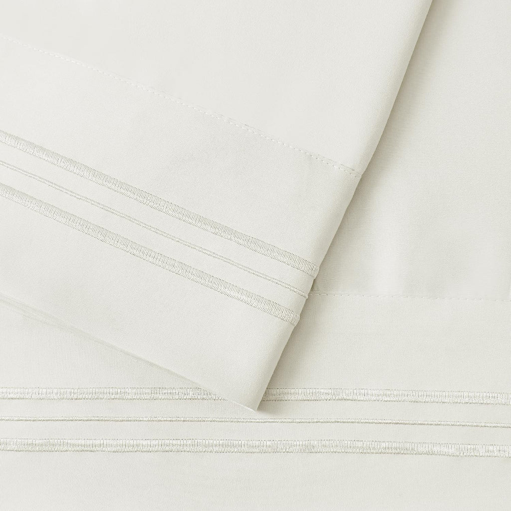 Nestl Off White King Pillow Cases 2 – Soft King Size Pillow Case, 1800 Brushed Microfiber Pillowcases, Envelope Closure Pillowcase, King Pi…