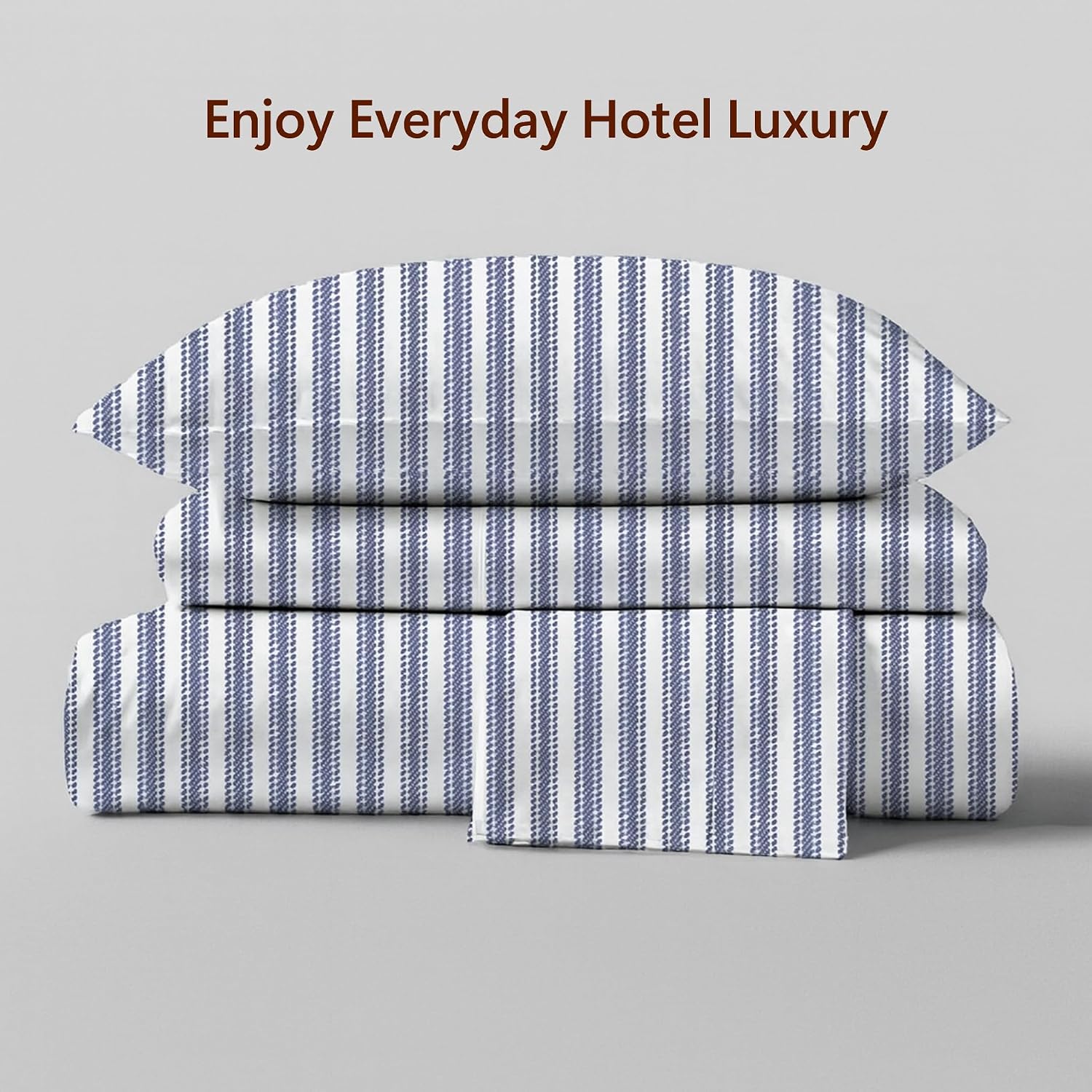 Perupima Peru Pima 415 Thread Count Percal Twin Sheet Set - 100% Peruvian Pima Cotton, 3 Piece (Flat, Fitted, 1 Pillowcase) - Cooling, Cris…