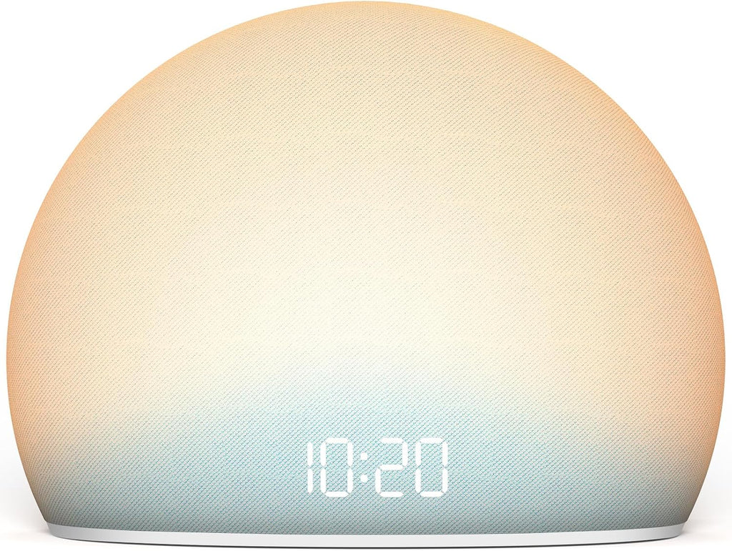 HOUSBAY Sunrise Alarm Clock, White Noise Sound Machine for Bedroom | Natural Wake-Up Light with Gentle Alarm Sounds, 20 Soothing Sleep…