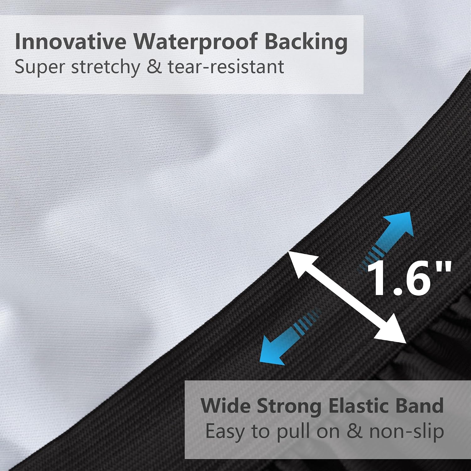 ELVEN HOME King Size Mattress Pad Waterproof, Cooling Mattress Topper Noiseless, Leak Proof Mattress Protector Deep Pocket Washable…
