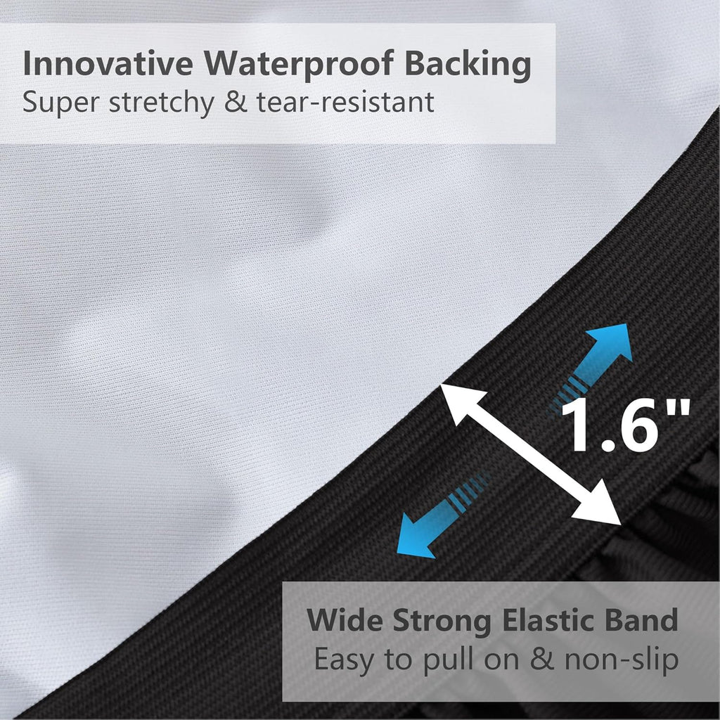 ELVEN HOME Twin Size Mattress Pad Waterproof, Pillow Top Cooling Twin Mattress Topper for Single Bed, Pee Proof Mattress Protector Cover…