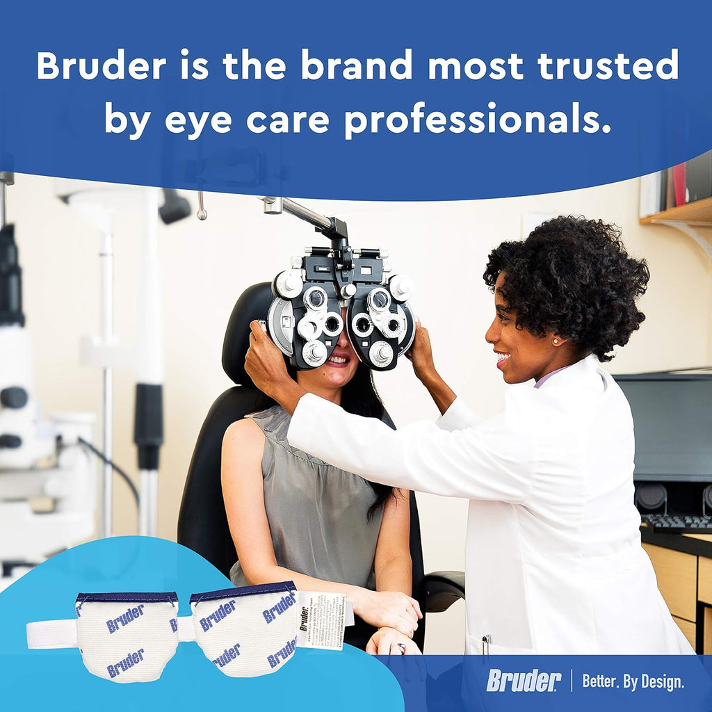 Bruder Moist Heat Compress | Microwave Activated Mask | Reusable, Washable, Non-allergenic | Fast Acting Relief for Dry Eye and Other…