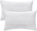 Bedelite Flannel King Size Pillow Cases Set of 2, Decorative Waffle Weave Fleece Pillowcasess with Zipper for Bedroom, Sofa, Luxury Cozy Pi…