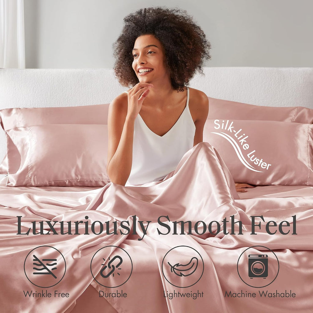 Madisonpark Madison Park Essentials Queen Free Luxurious 6 Piece Sheet Set MPE20-773