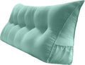 Peachwell Handmade Headboard Pillow- Triangular Wedge Support Large Bolster Cushion Headboard Backrest Pillow with Two Large Side Pockets…
