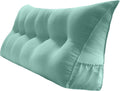 Peachwell Handmade Headboard Pillow-Queen Wedge Support Large Bolster Cushion Headboard Backrest Pillow with Removable Cover and Two…