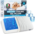 Technogel Deluxe Cooling Gel Pillow - Patented Cooling Technology, Odorless Memory Foam, Breathable Ergonomic Support for Side & Back Sleep…