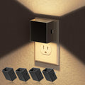 JandCase Night Light, Automatic Night Lights Plug into Wall, 4 Pack Modern Night Lights with Auto Light Sensor, 3000K Brightness…