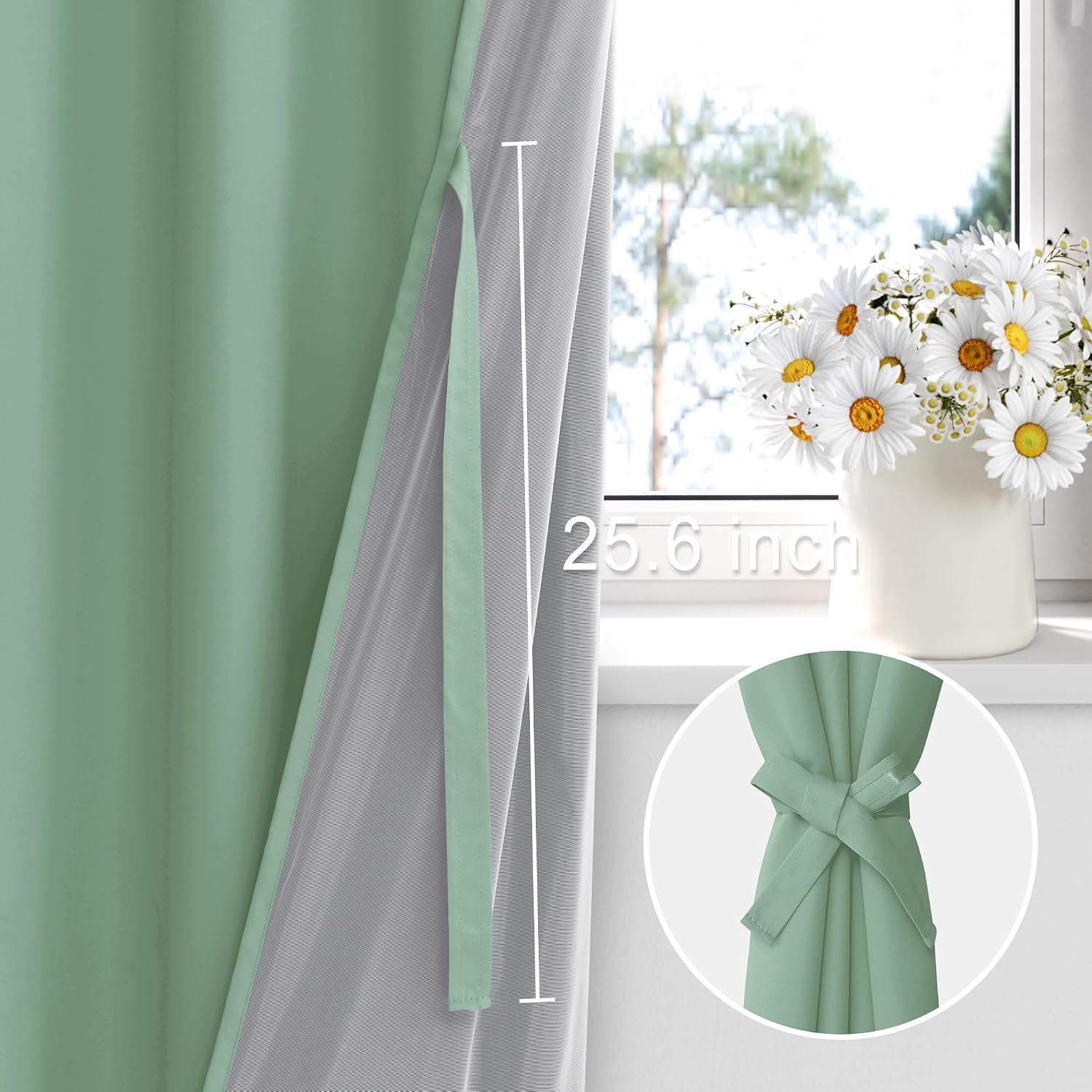 Xwzo 100% Blackout Curtain 84 Inches Length 2 Panels Set - Extra Wide Thermal Insulated, Noise Reducing & Heat Blocking Drapes for Bedroom…