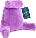 HusbandPillow Husband Pillow Medium Reading Pillow with Arms - 23" Backrest for Sitting Up in Bed - Firm Support Bed Rest Pillow for Adults…