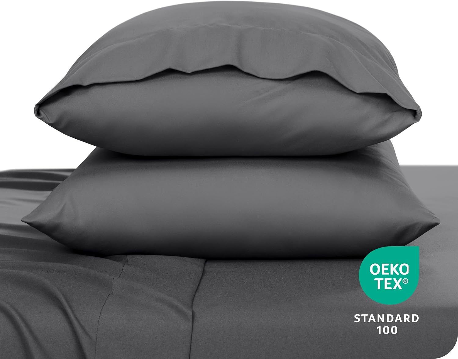 BareHome Bare Home Microfiber Pillow Cases - Queen Size Set of 2 - Cooling Pillowcases - Double Brushed - easy maintenance - Envelope…