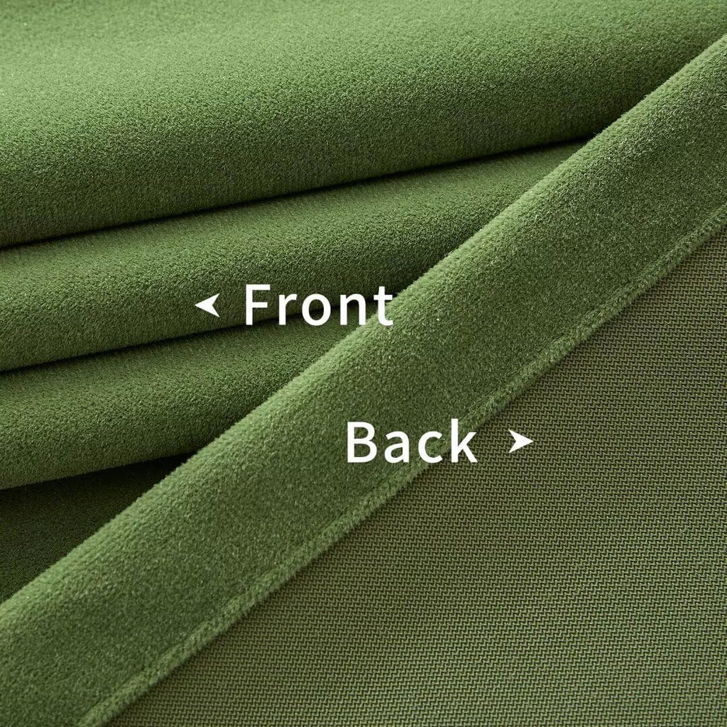 Joydeco Green Velvet Curtains 72 inch 2 Panel, Room Darkening Super Soft Velvet Drapes for Bedroom Living Room Thermal Insulated Window Dra…