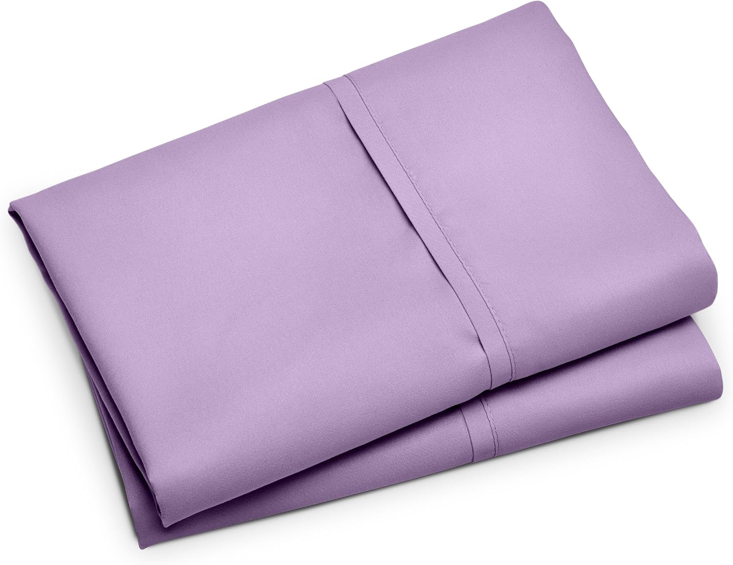BareHome Bare Home Microfiber Pillow Cases - Standard/Queen Size Set of 2 - Cooling Pillowcases - Double Brushed - Lavender Pillowcases 2 P…