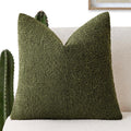 Foindtower Decorative Textured Boucle Throw Pillow Covers Accent Solid Pillow Cases Neutral Soft Cozy Couch Cushion Case for Chair Sofa…