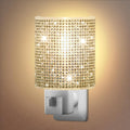 Crystal LED Night Light Plug into Wall, Decorative Plug in Night Light with Manual On/Off Switch and 360° Rotating Plugs, Warm White…