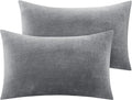 Bedelite Flannel Pillow Cases Queen Size Set of 2, Super Soft Fleece Pillowcases with Zipper for Bedroom, Sofa, Couch, Luxury Cozy Fuzzy Vel…