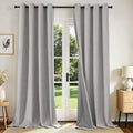 Joydeco Blackout Curtains 96 Inches Long, Light Blocking Curtains for Bedroom 2 Panels with Grommets, Thermal Insulated, Noise Reducing Roo…