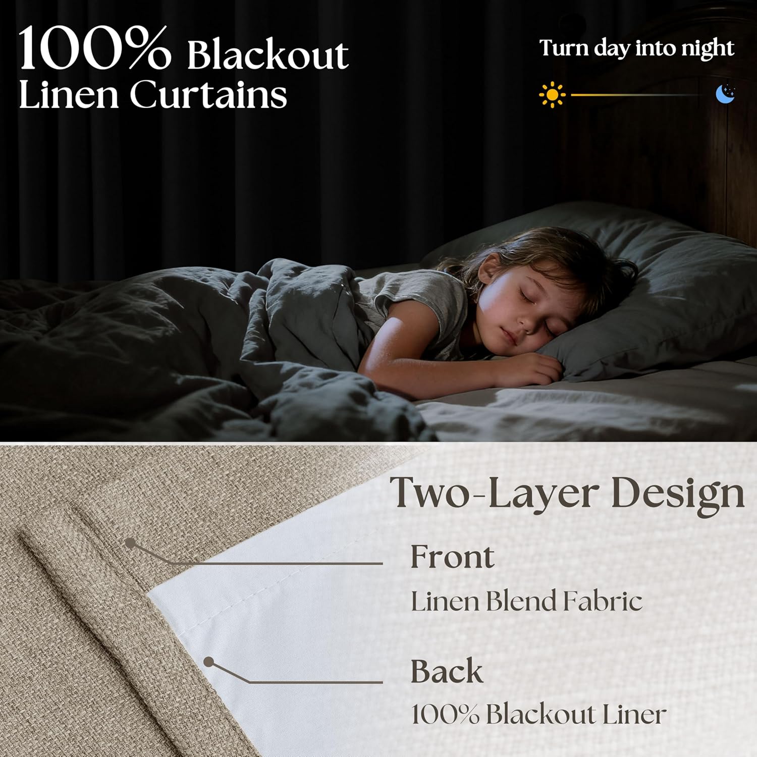 Twodrapes Blackout Pinch Pleat 100 Inch Curtains 2 Panels Set for Living Room Bedroom Farmhouse Farmhouse Pinch Pleated Back Tab Thermal In…