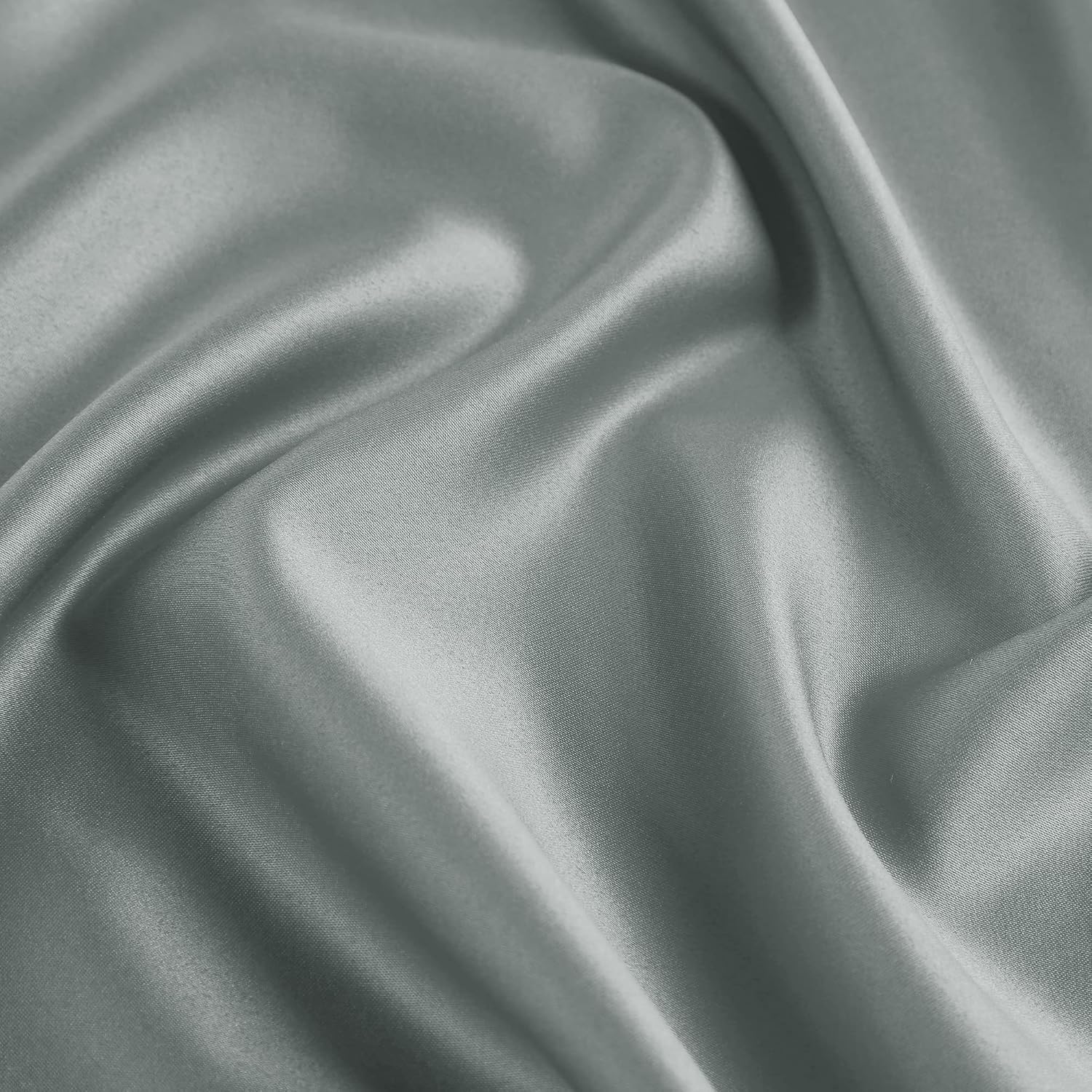 uxcell 2 Pack Silk Satin Pillowcase for Hair and Skin, Cool, Silky, Soft Breathable Pillow Cases Queen Size 20x30 Inch Sateen Pillowcase Gr…