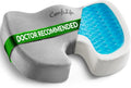 ComfiLife Gel Enhanced Seat Cushion – Office Chair Cushion – Non-Slip Gel & Memory Foam Coccyx Cushion for Tailbone Pain - Desk Chair Car S…