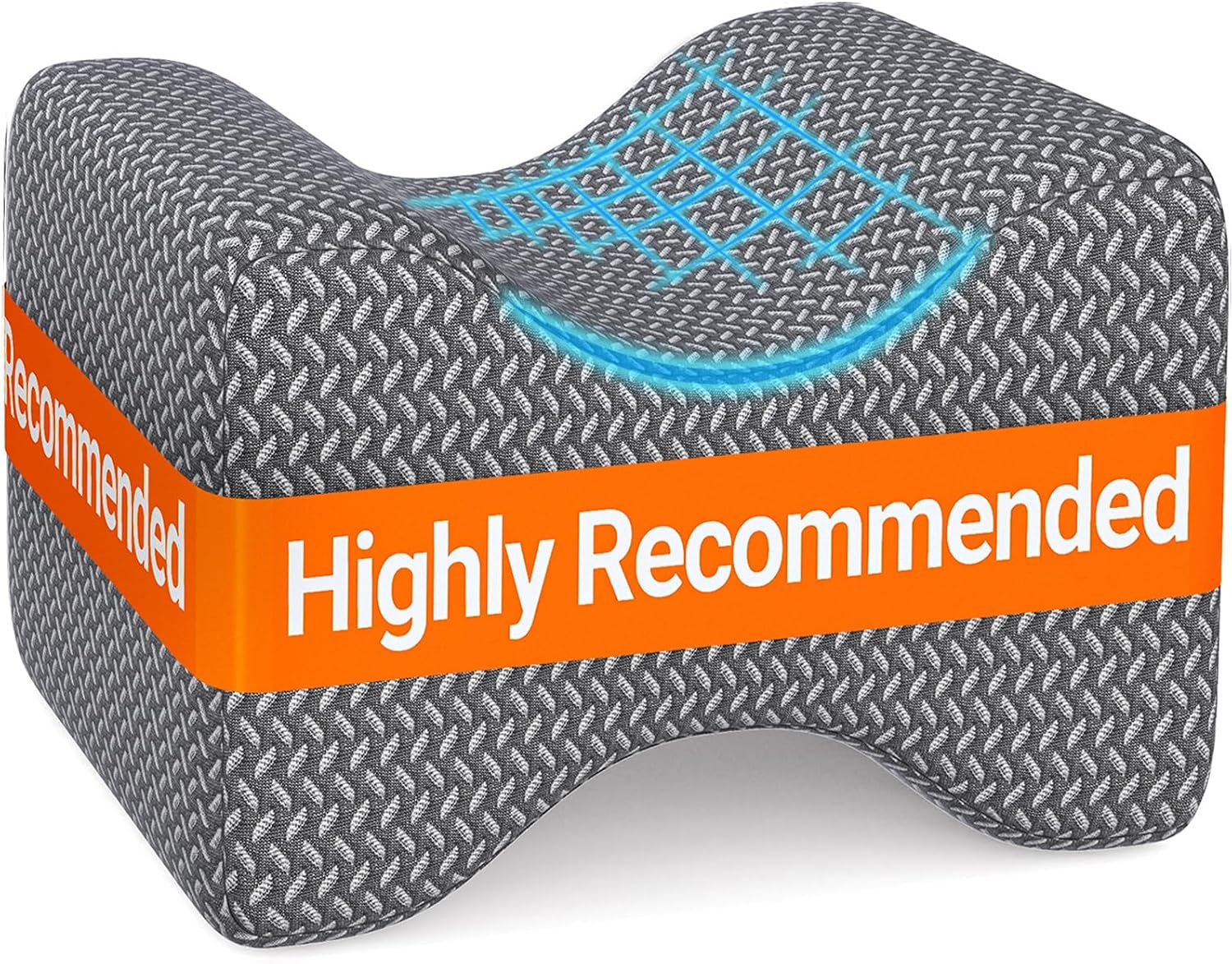 BlissTrends Memory Foam Knee Pillow, Knee Pillow for Side Sleepers, Leg Pillows for Sleeping Blood Circulation, Elevation Pillow for…