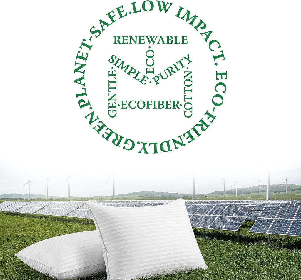 Threadmill Soft Bed Pillows Standard Size Set of 2 | Down Alternative Cooling Bed Pillow for Sleeping | Soft Pillows | 20 x 26 Hotel…