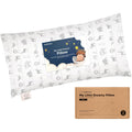 Toddler Pillow with Pillowcase - 10x18 My Little Dreamy Kids Travel Bed Pillows for Sleeping, Organic Cotton Small Pillowcase, Soft &…