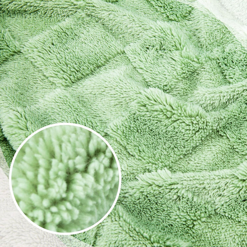 urnexttour Travel Pillow and Blanket Set Neck Pillows Soft Blankets with Sleep Mask Travel Essentials for Airplane Car Memory Foam Sage…