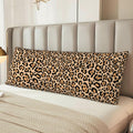 Sovvin Animal Leopard Print Body Pillow Cover Long Pillow Case with Zipper Decorative Soft Cushion Bedding Pillowcase for Couch Bedr…